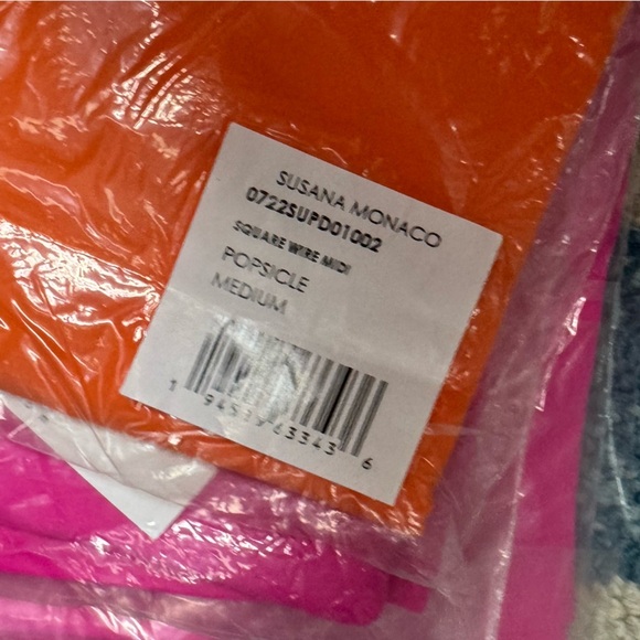 Susana Monaco Square Neck Midi Dress- XS,S,M - Picture 8 of 9